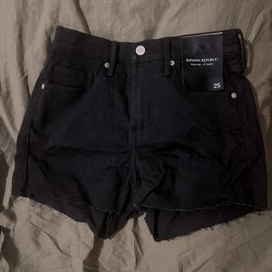 Banana Republic high-rise jean shorts NWT
